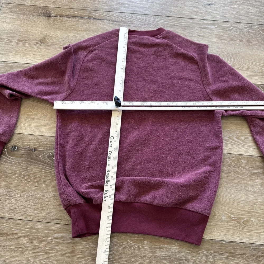 Vintage Nike Sweatshirt Mens S Red Crewneck Blue Tag 80s‎ Swoosh Logo Pullover